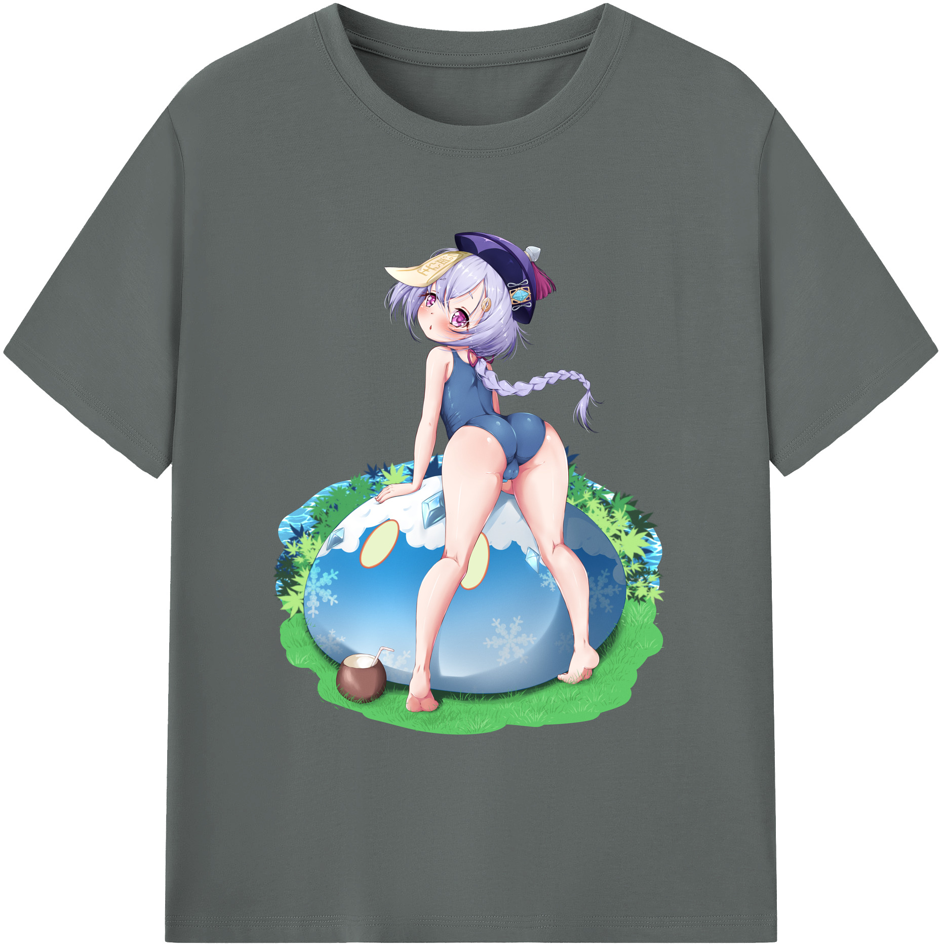 げんし神 七七 なな  genshin Nana 綿100％ メンズ半袖Tシャツ｜肌触りやわらか＆通気性